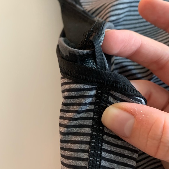 Lululemon pop strip echerry cheetah meshed up tank - Picture 6 of 10